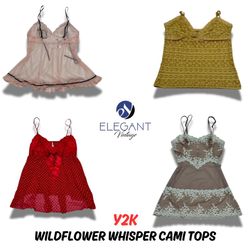 Y2K Blusas sin mangas Wild Flower Whisper - 11 pie..