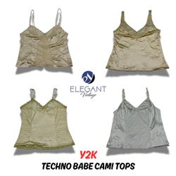 Y2K Techno Babe Cami Tops - 18 piezas - EV0309