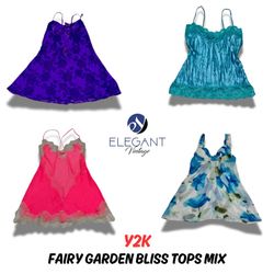Y2K Fairy Garden Bliss Tops Mix - 10 piezas - EV03..