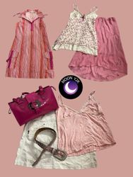 Y2K Hübsches Pinkes Outfit (M-304)