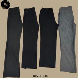 Calças Vintage Y2K Preto Jato em Poliéster (GRV-5-..