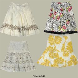Saia de Algodão Vintage Y2K | Fantasiosa e Macia (..