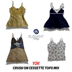 Y2K Crush su Cessette Tops Mix - 12 pezzi - EV0303