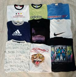 vintage mix brand and surf t shirts