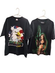 Camisetas impresas vintage - 40 piezas
