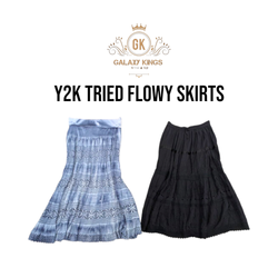 Gonne in cotone fluide Y2k Tried