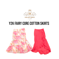 Gonne in cotone Fairycore Y2k