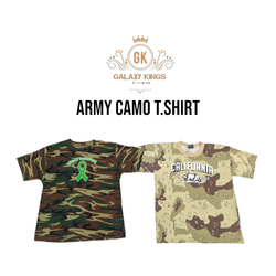 T-shirts camouflage Army