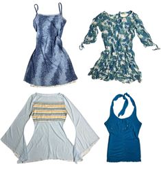 “Summer Skies” x Y2K Top & Dress S-1077
