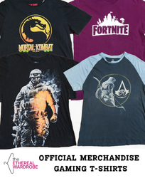 Official Merchandise Gaming T-shirts Bundle of 12 ..