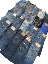 TRUE RELIGION AND ROCK REVIVAL JEANS BUN..