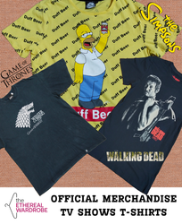 Official Merchandise Tv Shows T-shirts Bundle of 1..