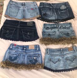 Designer mini skirts