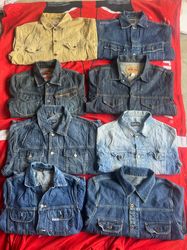 Denim mix branded jackets  20 pieces