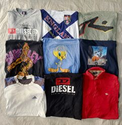 Vintage surf and mix brand t shirts