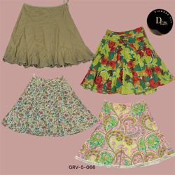 Stylish Y2K Green Cotton Skirt – A Must-Have for 9..