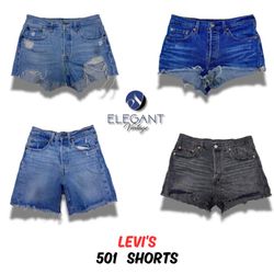 Levis 501 Denim Shorts - 19 pieces