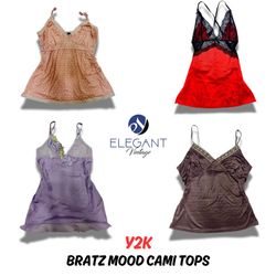 Y2K Bratz Mood Cami Tops - 10 peças - EV0322