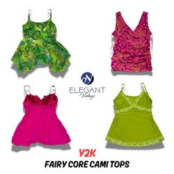Y2K Fairy Core Cami Tops - 13 pieces - EV0324
