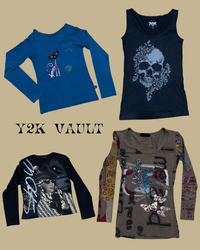 Y2K Glitch Core Baby T-Shirts (yv-184)