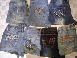 ANGLE AND OTHER MIX BRAND MINI SHORTS (MR529)