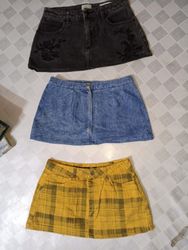 DENIM MINI SKIRTS (MR530)
