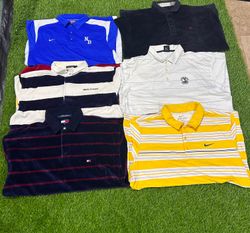 Homens misturam camisetas de marcas