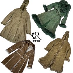 Y2K Vintage Style Afghan Coats (RW-180)