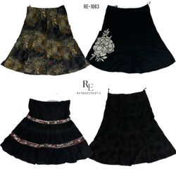 Y2K Earthy Tone Mix Skirts (RE-1083)