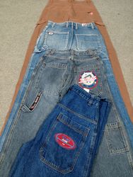 Jean baggy vintage HD812 - 8 pcs