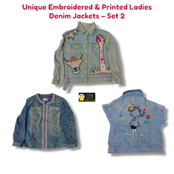 Unique Embroidered & Printed Ladies Denim Jackets ..