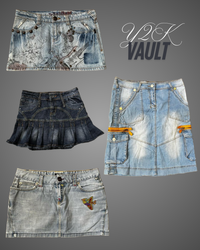 Mini Plated & Cargo Style Skirts (YV-188..