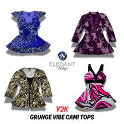 Top in stile Y2K Grunge - 10 pezzi - EV0..