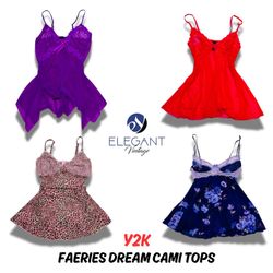 Y2K Faeries Dream Cami Tops - 12 pieces - EV0351