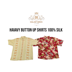 Heavy Button Up Shirts 100% Silk
