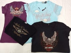 CR4352 Harley Davidson Baby Tees - 20 Pcs