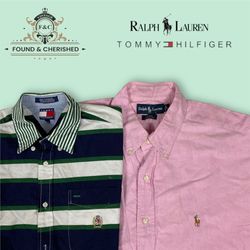 Ralph Lauren & Tommy Hilfiger Shirts 22-Pcs(fnc-84..
