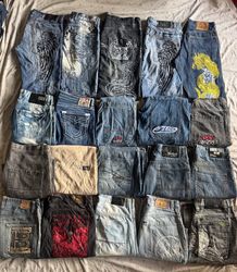 Denim hip hop pants 43 pieces