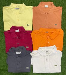 Lacoste Tshirts 7 Pcs