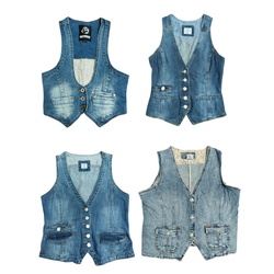 Denim waistcoats 20 pieces (bundle no 2)