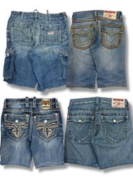 Men's True Religion Rock Revival Jorts /..