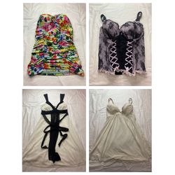 Y2K-Inspired Vintage Dress Tops RV-009