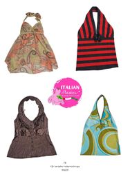 Y2k hotseller halterneck tops