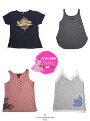Camisetas e blusas core Y2k Harley Davidson