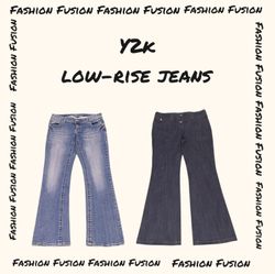 FF-910 y2k low rise jeans