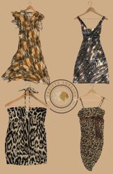 "MOB WIFE" x Y2K Dresses S-1108