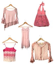 “¡Perfección Rosa!!” x Y2K Tops S-1107