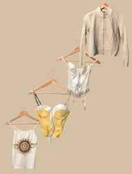 “Soft & Sandy” x Y2K Tops S-1103!