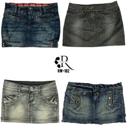 Y2K Unique IT Girl Denim Mini Skirts