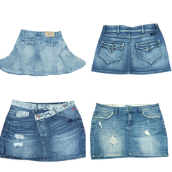 Y2k Denimröcke 20 Stück (Bundle Nr. 3)